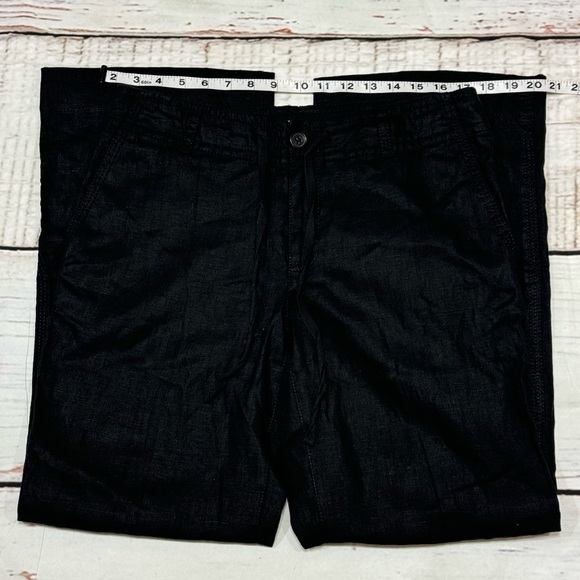 LIZ CLAIBORNE SLOANE 100% Linen women’s straight fit  trousers 4 Vintage Y2K EUC - Picture 6 of 12